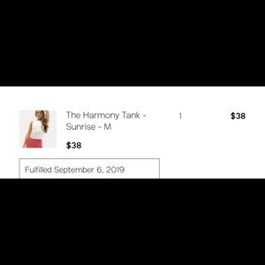 Balance Athletica harmony tank M